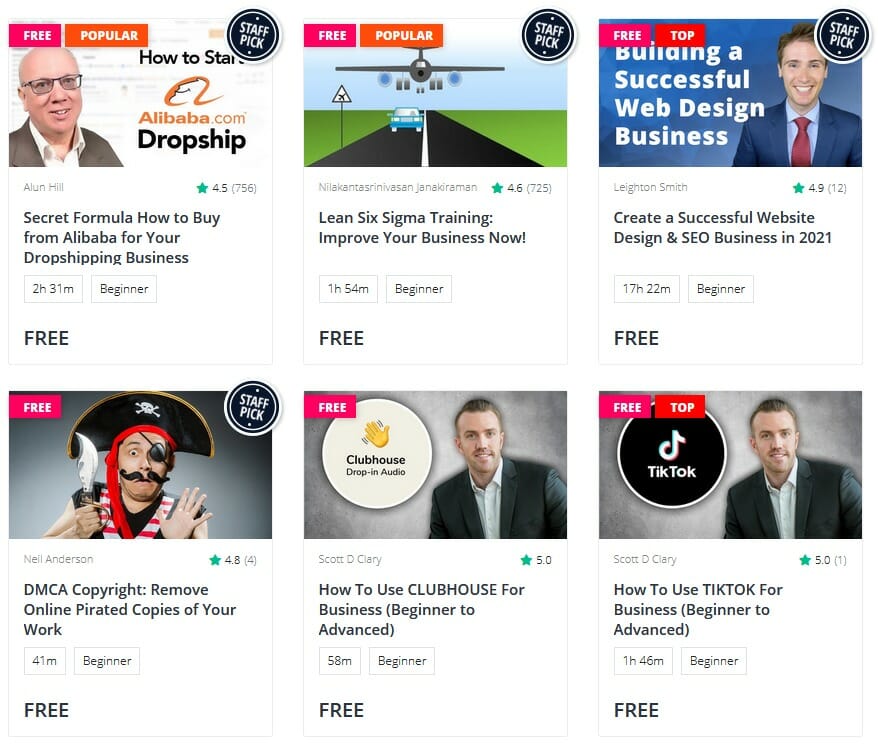 BitDegree Business courses